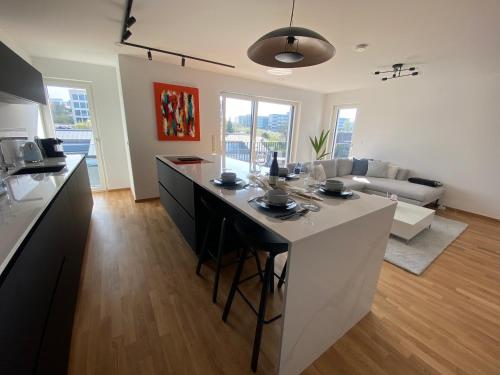 кухня, Strassen - 2 bed designer flat in Штрассе кухня, Strassen - 2 bed designer flat in Штрассе