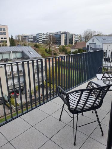 Μπαλκόνι/βεράντα, 2BD designer Apt. 134m2 in Strassen in Strassen Μπαλκόνι/βεράντα, 2BD designer Apt. 134m2 in Strassen in Strassen