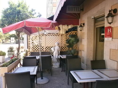 balcon/terrasse, Hotel Claridge's in Menton balcon/terrasse, Hotel Claridge's in Menton