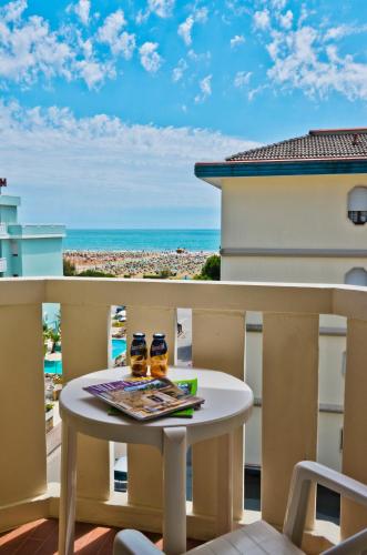 Balcony/terrace, Hotel Nevada in Bibione Balcony/terrace, Hotel Nevada in Bibione