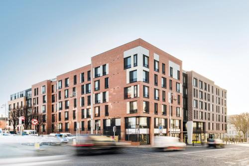 Exterior view, Yugo Kavanagh Court in Dublin Exterior view, Yugo Kavanagh Court in Dublin