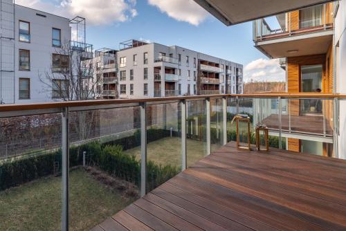 Varanda/terraço, Marine Apartments Nadmorski Dwór (Marine Apartments Nadmorski Dwor) in Brzezno Varanda/terraço, Marine Apartments Nadmorski Dwór (Marine Apartments Nadmorski Dwor) in Brzezno