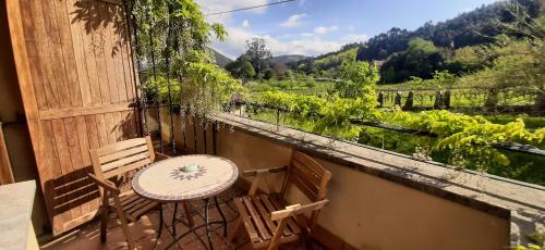 Erkély/terasz, EcoHotel Rural Angiz in Busturia Erkély/terasz, EcoHotel Rural Angiz in Busturia