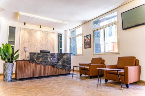 Лобби, Hotel Les Ambassadeurs in Касабланка Лобби, Hotel Les Ambassadeurs in Касабланка