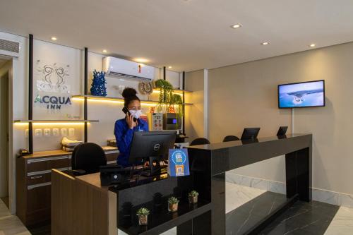 로비, Acqua Inn Maceió Ponta Verde (Acqua Inn Maceio Ponta Verde) in 마세이오 로비, Acqua Inn Maceió Ponta Verde (Acqua Inn Maceio Ponta Verde) in 마세이오