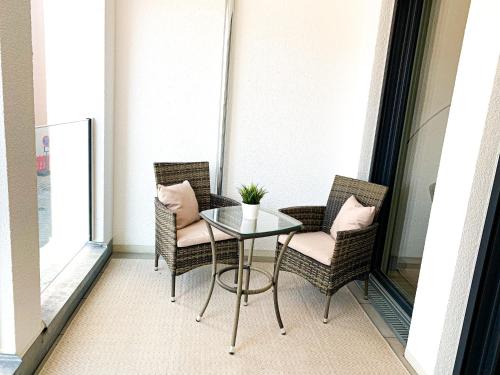 Balcony/terrace, Home away from Home in a lovely vine region Bingen in Bingen am Rhein Balcony/terrace, Home away from Home in a lovely vine region Bingen in Bingen am Rhein