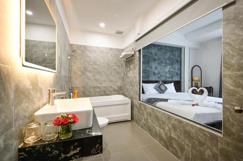 Ванная комната, TN Central Hotel in Район 1 Ванная комната, TN Central Hotel in Район 1
