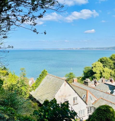 Kilátás, The New Inn Clovelly in Clovelly városközpont Kilátás, The New Inn Clovelly in Clovelly városközpont