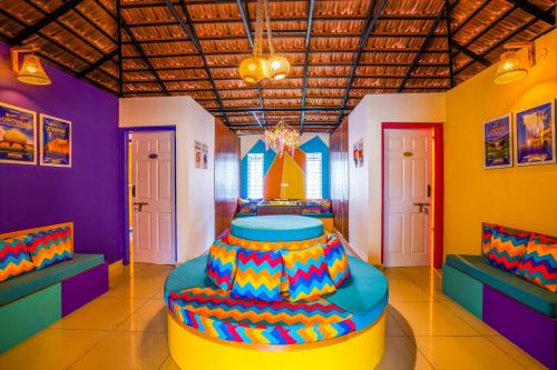 Shared lounge/TV area, goSTOPS Coorg in Coorg Shared lounge/TV area, goSTOPS Coorg in Coorg