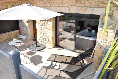 Градина, Gites spa de charme L ETOILE SPA in Свети-Винсан-дьо-Кос Градина, Gites spa de charme L ETOILE SPA in Свети-Винсан-дьо-Кос