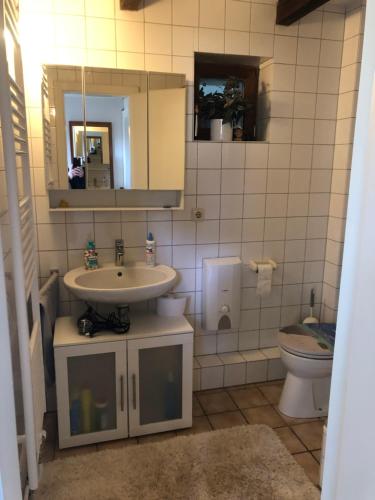 Fürdőszoba, Apartment in Fockbek Fürdőszoba, Apartment in Fockbek