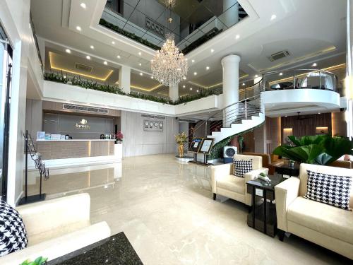 Lobby, Harmony Phnom Penh Hotel in Phnom Penh Lobby, Harmony Phnom Penh Hotel in Phnom Penh