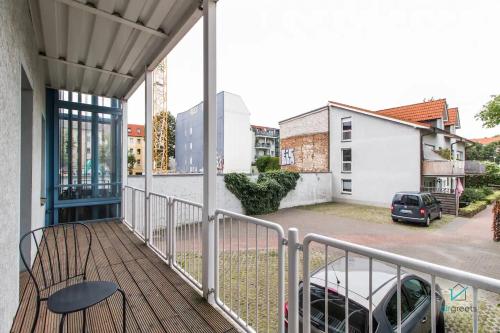 Balcony/terrace, Bright 3-room apartment near Prenzlauer Berg in Weissensee Balcony/terrace, Bright 3-room apartment near Prenzlauer Berg in Weissensee