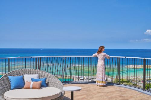 Balcony/terrace, OKINAWA PRINCE HOTEL OCEAN VIEW GINOWAN in Okinawa Main island Balcony/terrace, OKINAWA PRINCE HOTEL OCEAN VIEW GINOWAN in Okinawa Main island