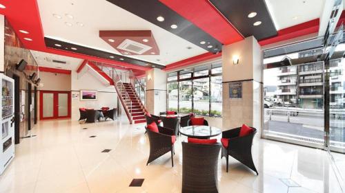 Előcsarnok, Toyoko Inn Osaka Abeno Tennoji in Tennodzsi Előcsarnok, Toyoko Inn Osaka Abeno Tennoji in Tennodzsi