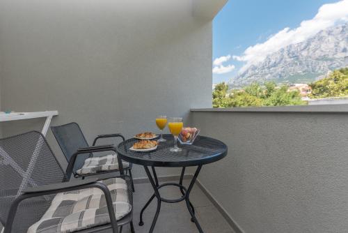 balkon/terras, Apartments M&A in Makarska balkon/terras, Apartments M&A in Makarska