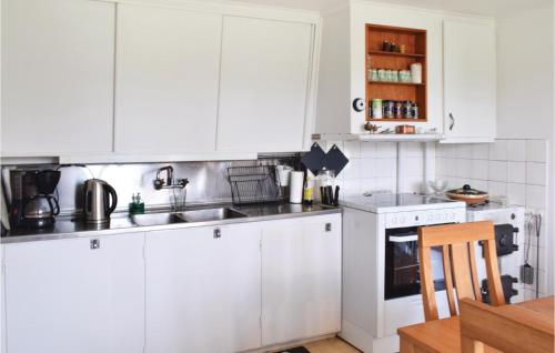 Kitchen, Three-Bedroom Holiday Home In Halltorp in Karlskrona Kitchen, Three-Bedroom Holiday Home In Halltorp in Karlskrona