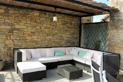 Erkély/terasz, Le gîte de la glycine (Le gite de la glycine) in Laissac Erkély/terasz, Le gîte de la glycine (Le gite de la glycine) in Laissac