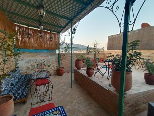 Balcony/terrace, Fes touria palace in Fes Balcony/terrace, Fes touria palace in Fes