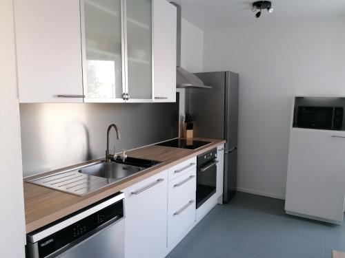 Kitchen, Great bright and spacious apart + private parking in Louvres Kitchen, Great bright and spacious apart + private parking in Louvres
