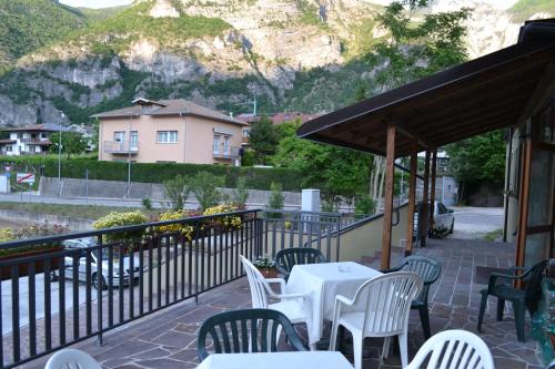 Balcony/terrace, GARNI ANNA in Besenello Balcony/terrace, GARNI ANNA in Besenello