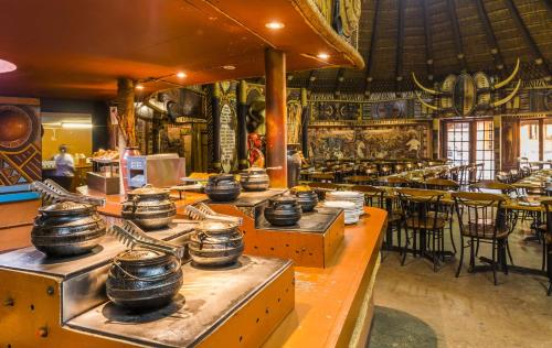 Restaurant, aha Lesedi African Lodge & Cultural Village in Krugersdorp Restaurant, aha Lesedi African Lodge & Cultural Village in Krugersdorp