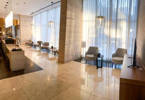 Vestíbulo, Ramada by Wyndham Brasilia Alvorada in Monumental Axis Vestíbulo, Ramada by Wyndham Brasilia Alvorada in Monumental Axis