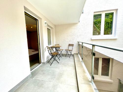발코니/테라스, Bed & Breakfast du Château (Bed & Breakfast du Chateau) in 비안덴 발코니/테라스, Bed & Breakfast du Château (Bed & Breakfast du Chateau) in 비안덴