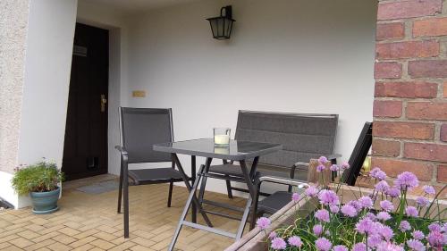 Erkély/terasz, Feriendomizil Am Hochwald in Dippoldiswalde Erkély/terasz, Feriendomizil Am Hochwald in Dippoldiswalde