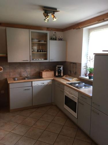 مطبخ, Ferienwohnung Morgensonne in Muhlen مطبخ, Ferienwohnung Morgensonne in Muhlen