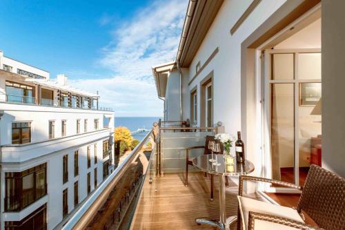 Balkon/Terrasse, Seeschloss Sellin in Ostseebad Sellin Balkon/Terrasse, Seeschloss Sellin in Ostseebad Sellin