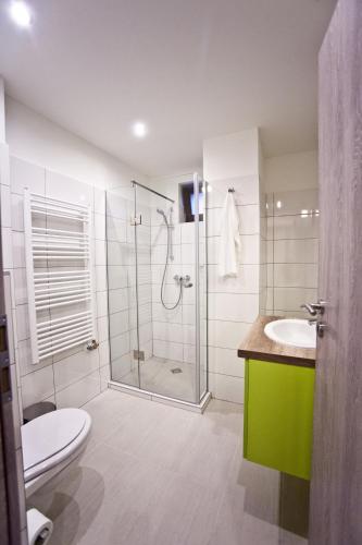 Bathroom, Levendula Apartmanhaz in Sarvar Bathroom, Levendula Apartmanhaz in Sarvar