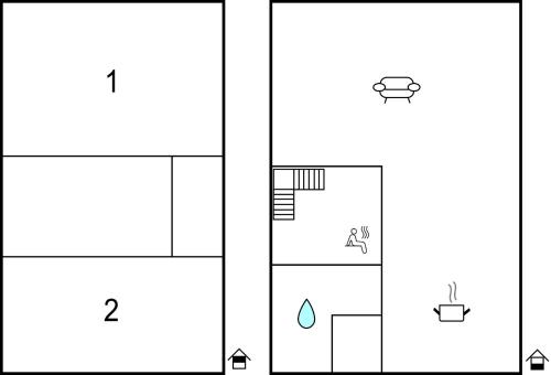 Floor plans, Holiday home Den Oever VIII in Den Oever Floor plans, Holiday home Den Oever VIII in Den Oever