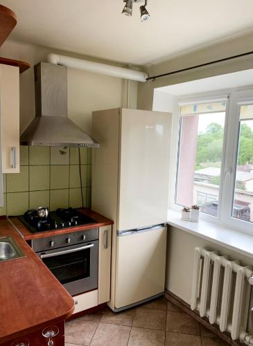 廚房, Vienuolio Apartament - jauki vieta poilsiui šalia upės (Vienuolio Apartament - jauki vieta poilsiui salia upes) in 阿尼克斯奇艾 廚房, Vienuolio Apartament - jauki vieta poilsiui šalia upės (Vienuolio Apartament - jauki vieta poilsiui salia upes) in 阿尼克斯奇艾