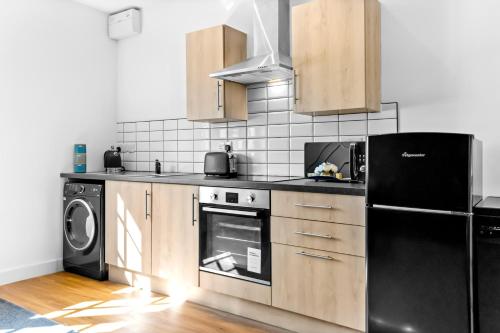 keuken, 2 Bed - Modern Flat - Town Centre & Parking in Morriston keuken, 2 Bed - Modern Flat - Town Centre & Parking in Morriston