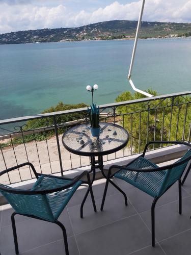 Balcony/terrace, Orion front sea apartment in Theologos (Fthiotis) Balcony/terrace, Orion front sea apartment in Theologos (Fthiotis)