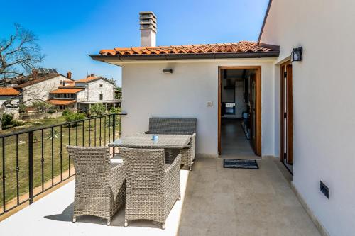 Erkély/terasz, Casa Istriana Dajla in Dajla Erkély/terasz, Casa Istriana Dajla in Dajla