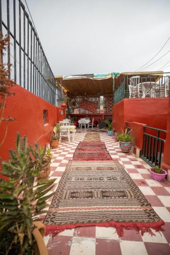 Balcony/terrace, Fes Hostel Home in Fes Balcony/terrace, Fes Hostel Home in Fes