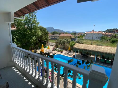 Balcony/terrace, Dalyan Casablanca Hotel in Dalyan Balcony/terrace, Dalyan Casablanca Hotel in Dalyan