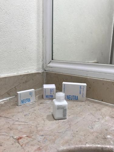 Bathroom, Hotel Aeropuerto in Mexico City Airport Bathroom, Hotel Aeropuerto in Mexico City Airport