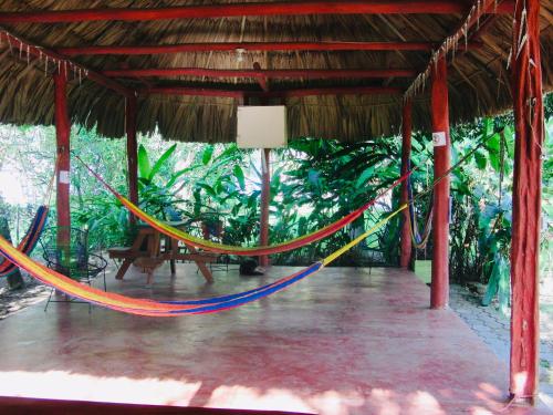 sala de TV, Mana Kai Camping & Cabins in San Ignacio sala de TV, Mana Kai Camping & Cabins in San Ignacio