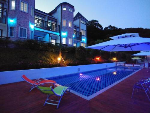 Swimming pool, Beljari Pension in Sanyang-eup Swimming pool, Beljari Pension in Sanyang-eup