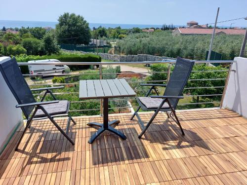 Erkély/terasz, New apartment ViVaNo VAL with amazing view in Zambratija Erkély/terasz, New apartment ViVaNo VAL with amazing view in Zambratija