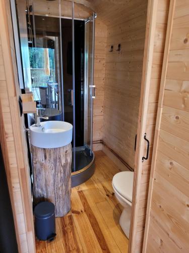 Bathroom, Roulotte Escapade nature a Morainville - Normandie in Morainville-Jouveaux (Upper Normandie) Bathroom, Roulotte Escapade nature a Morainville - Normandie in Morainville-Jouveaux (Upper Normandie)