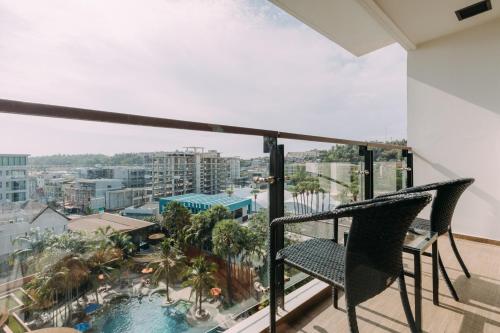 Balcony/terrace, The Beach Heights Resort in Kata Balcony/terrace, The Beach Heights Resort in Kata