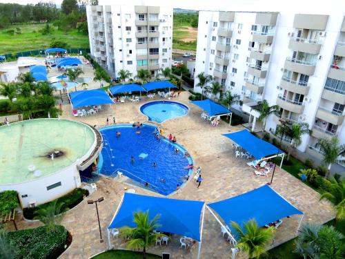 شرفة/ تراس, Lagoa Flat Service - Apartamentos para Temporada in St. Lagoa Quente شرفة/ تراس, Lagoa Flat Service - Apartamentos para Temporada in St. Lagoa Quente