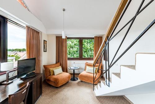 公用交誼廳/視聽室, Kerpė Hotel & SPA (Kerpe Hotel & SPA) in 帕蘭加 公用交誼廳/視聽室, Kerpė Hotel & SPA (Kerpe Hotel & SPA) in 帕蘭加