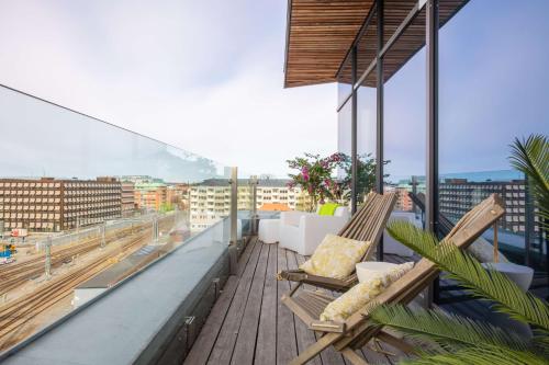 Balkong/terasse, Radisson Blu Hotel Uppsala in Uppsala Balkong/terasse, Radisson Blu Hotel Uppsala in Uppsala