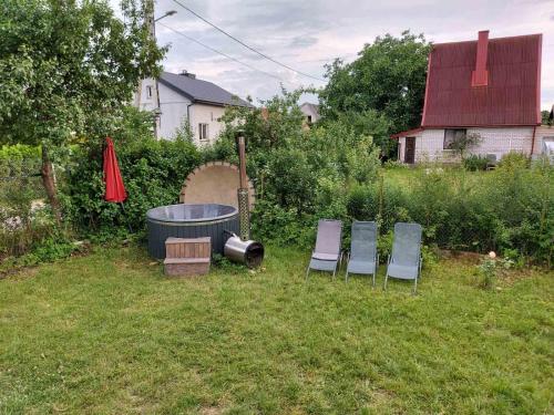 Vasarnamis su terasa in Verkių Riešė Vasarnamis su terasa in Verkių Riešė