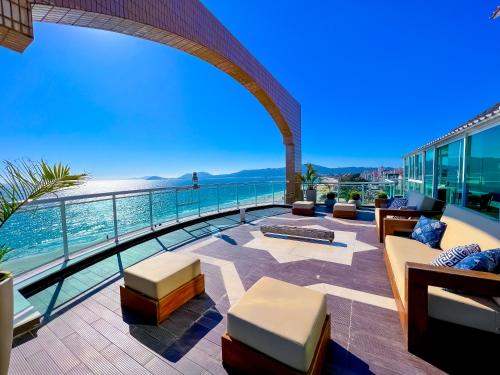 Terrazzo/balcone, Palace Praia Hotel in Florianopolis Terrazzo/balcone, Palace Praia Hotel in Florianopolis